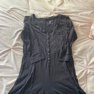 Dark grey romper pajamas